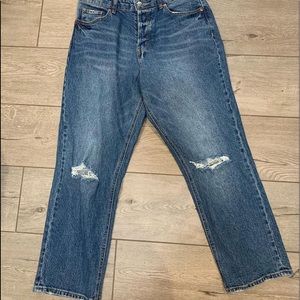 H&M straight ankle jeans